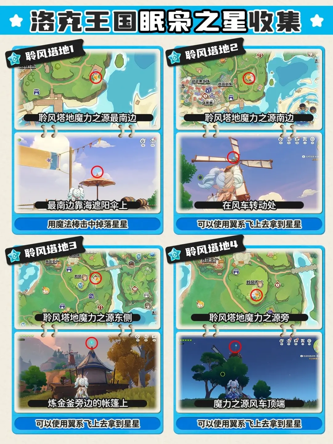 洛克王国世界聆风塔地眠枭之星在哪，详细位置图文攻略